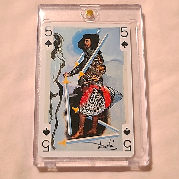 1987 SALVADOR DALI (1 Card) RARE IN Framed Collectors Hard Case - Picture 12 of 13